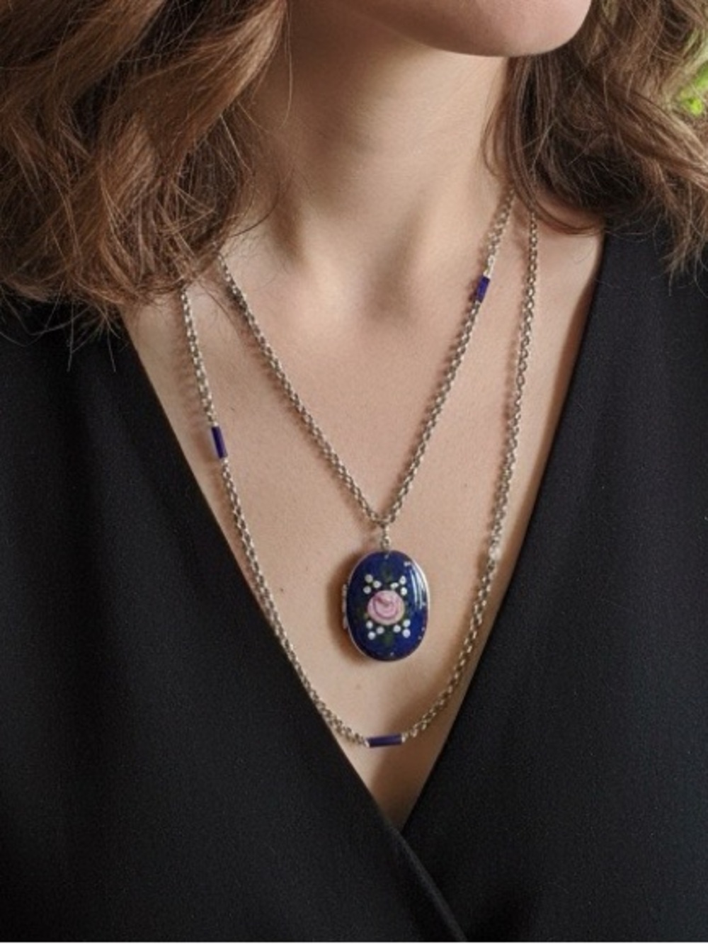 Accessocraft N.Y.C Locket Pendant Necklace
